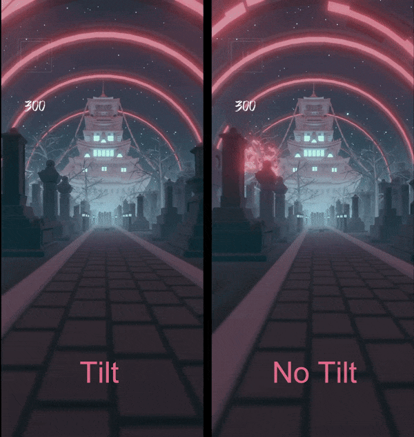 Touch Controller Tilt vs. No Tilt